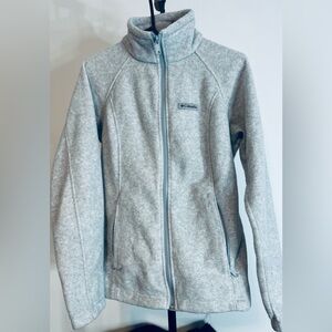 Columbia Light Gray Fleece Jacket